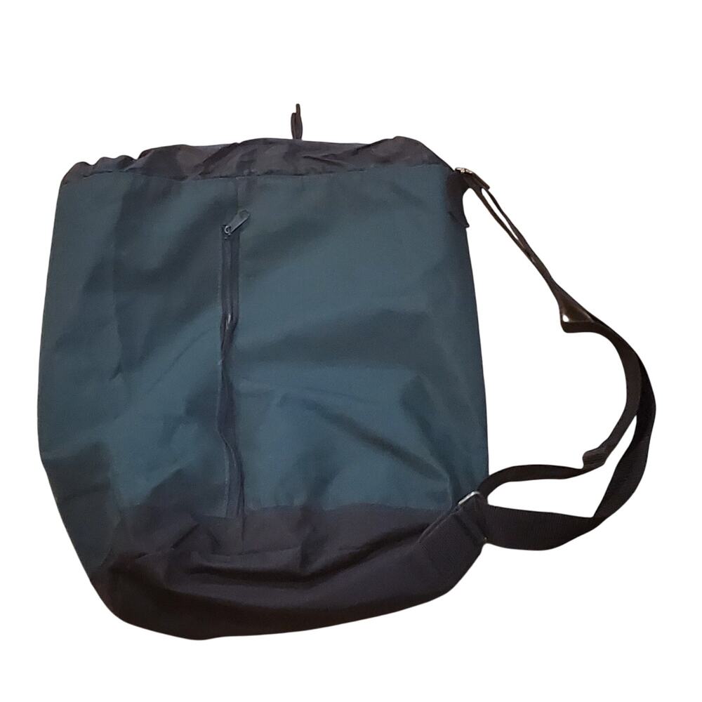 Green Drawstring Single Strap Back Pack 18" X 15" - image 7